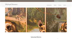 Desktop Screenshot of michaelstevensartist.com